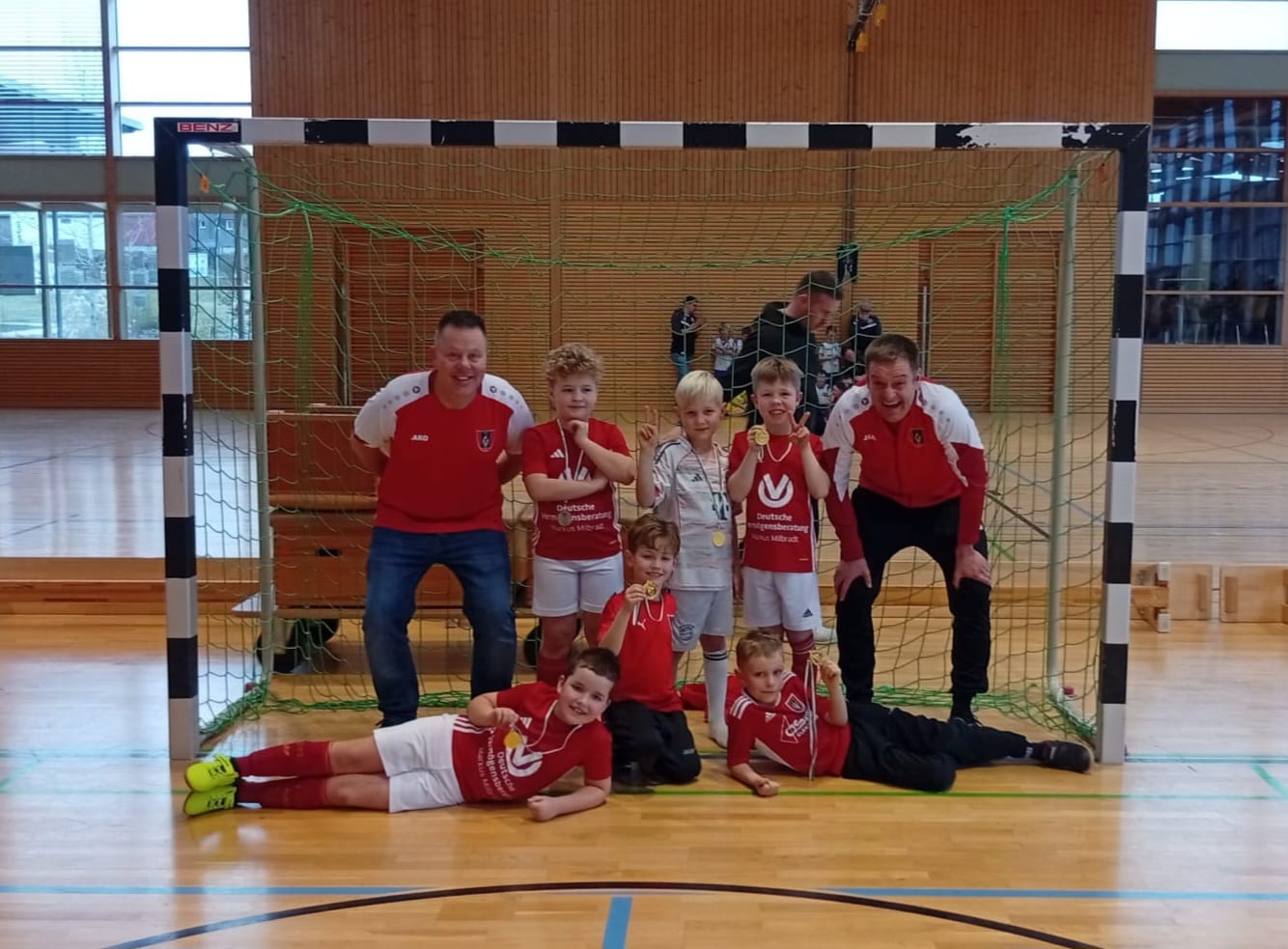 Bambinis beim Hallenturnier in Horgenzell